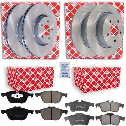 FEBI BILSTEIN Bremsscheibe 43887 + Bremsbelagsatz, Scheibenbremse 16718 + Bremsscheibe 43870 + Bremsbelagsatz, Scheibenbremse 116224 Bild FEBI BILSTEIN Bremsscheibe 43887 + Bremsbelagsatz, Scheibenbremse 16718 + Bremsscheibe 43870 + Bremsbelagsatz, Scheibenbremse 116224