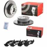 BREMBO Bremsbelagsatz, Scheibenbremse P 37 004 + Bremsscheibe 09.7421.81