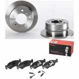 BREMBO Bremsbelagsatz, Scheibenbremse P 50 081 + Bremsscheibe 08.7724.10