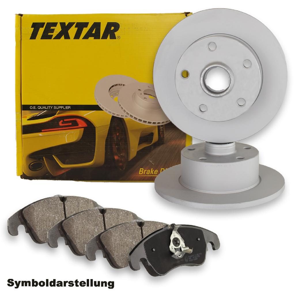 TEXTAR Bremsscheibe 92255603 + Bremsbelagsatz, Scheibenbremse 2413701