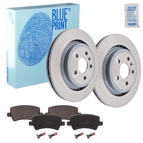 BLUE PRINT Bremsbelagsatz, Scheibenbremse ADF124202 + Bremsscheibe ADF124310 Bild BLUE PRINT Bremsbelagsatz, Scheibenbremse ADF124202 + Bremsscheibe ADF124310
