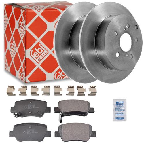 FEBI BILSTEIN Bremsscheibe 108572 + Bremsbelagsatz, Scheibenbremse 175211 Bild FEBI BILSTEIN Bremsscheibe 108572 + Bremsbelagsatz, Scheibenbremse 175211