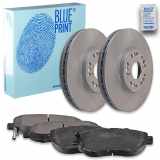 BLUE PRINT Bremsbelagsatz, Scheibenbremse ADT34291 + Bremsscheibe ADT34387