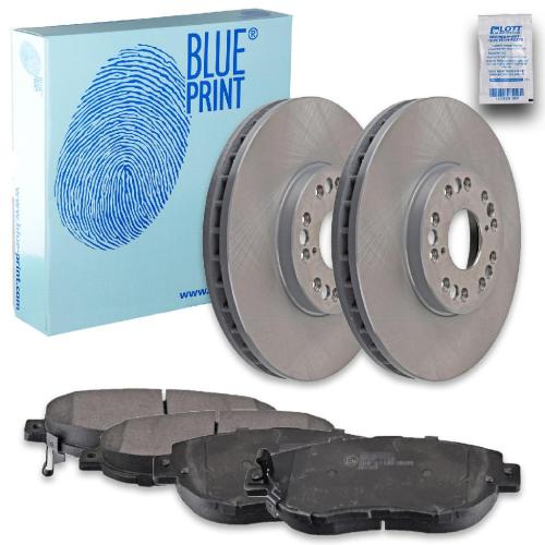 BLUE PRINT Bremsbelagsatz, Scheibenbremse ADT34291 + Bremsscheibe ADT34387 Bild BLUE PRINT Bremsbelagsatz, Scheibenbremse ADT34291 + Bremsscheibe ADT34387