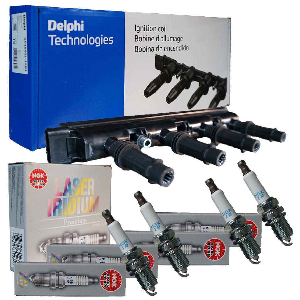 NGK Zündkerze 94123 DELPHI Zündspule GN10401-12B1