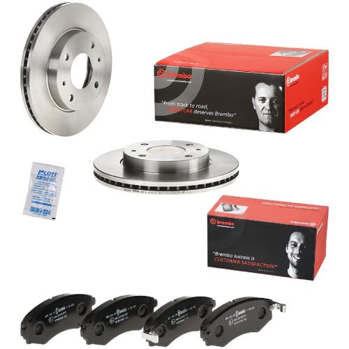 BREMBO Bremsscheibe 09.A258.10 + Bremsbelagsatz, Scheibenbremse P 30 022 Bild BREMBO Bremsscheibe 09.A258.10 + Bremsbelagsatz, Scheibenbremse P 30 022