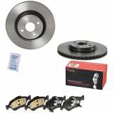 BREMBO Bremsscheibe 09.D573.11 + Bremsbelagsatz, Scheibenbremse P 83 159