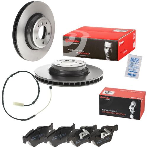 BREMBO Bremsbelagsatz, Scheibenbremse P 06 036 + Warnkontakt, Bremsbelagverschleiß A 00 441 + Bremsscheibe 09.A599.11 Bild BREMBO Bremsbelagsatz, Scheibenbremse P 06 036 + Warnkontakt, Bremsbelagverschleiß A 00 441 + Bremsscheibe 09.A599.11