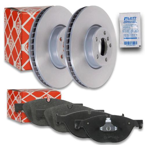 FEBI BILSTEIN Bremsscheibe 104950 + Bremsscheibe 104949 + Bremsbelagsatz, Scheibenbremse 16787 Bild FEBI BILSTEIN Bremsscheibe 104950 + Bremsscheibe 104949 + Bremsbelagsatz, Scheibenbremse 16787