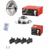 BREMBO Bremsbelagsatz, Scheibenbremse P 85 013 + Bremsscheibe 08.6911.14