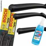 BOSCH Wischblatt 3 397 008 634 + Wischblatt 3 397 007 555 SONAX Frostschutz, Scheibenreinigungsanlage 03321000