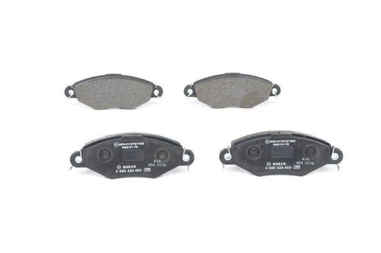 BOSCH Bremsscheibe 0 986 479 B55 + Bremsbelagsatz, Scheibenbremse 0 986 424 453 Bild BOSCH Bremsscheibe 0 986 479 B55 + Bremsbelagsatz, Scheibenbremse 0 986 424 453