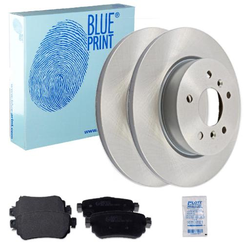 BLUE PRINT Bremsbelagsatz, Scheibenbremse ADN142177 + Bremsscheibe ADN143177 Bild BLUE PRINT Bremsbelagsatz, Scheibenbremse ADN142177 + Bremsscheibe ADN143177