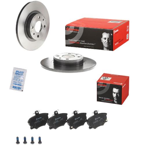 BREMBO Bremsbelagsatz, Scheibenbremse P 23 017 + Bremsscheibe 08.5086.11 Bild BREMBO Bremsbelagsatz, Scheibenbremse P 23 017 + Bremsscheibe 08.5086.11