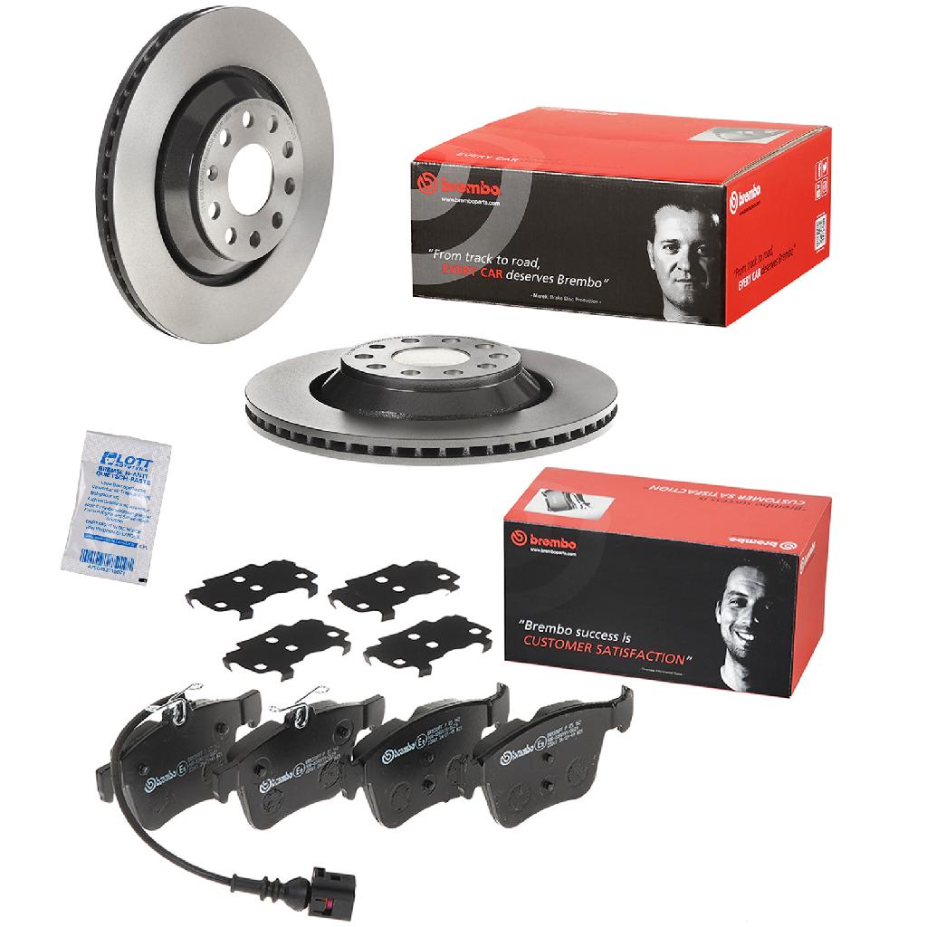 BREMBO Bremsscheibe 09.A200.11 + Bremsbelagsatz, Scheibenbremse P 85 162