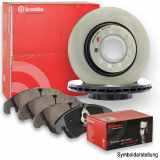 BREMBO Bremsbelagsatz, Scheibenbremse P 61 069 + Bremsscheibe 09.8695.11