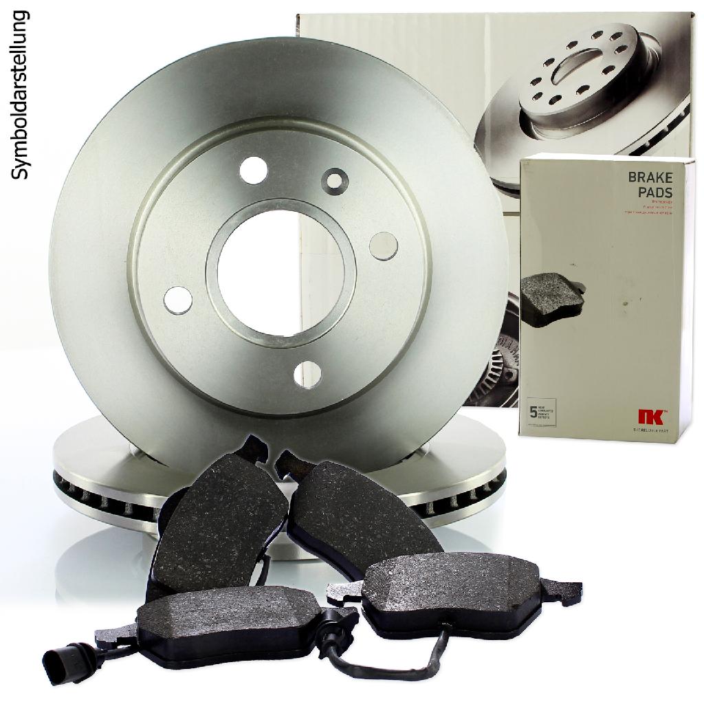 NK Bremsbelagsatz, Scheibenbremse 222518 + Bremsscheibe 202528