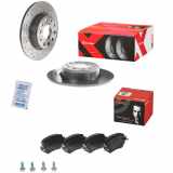 BREMBO Bremsbelagsatz, Scheibenbremse P 85 140 + Bremsscheibe 08.B413.1X