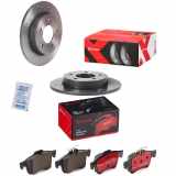 BREMBO Bremsscheibe 08.A029.1X + Bremsbelagsatz, Scheibenbremse P 59 042X