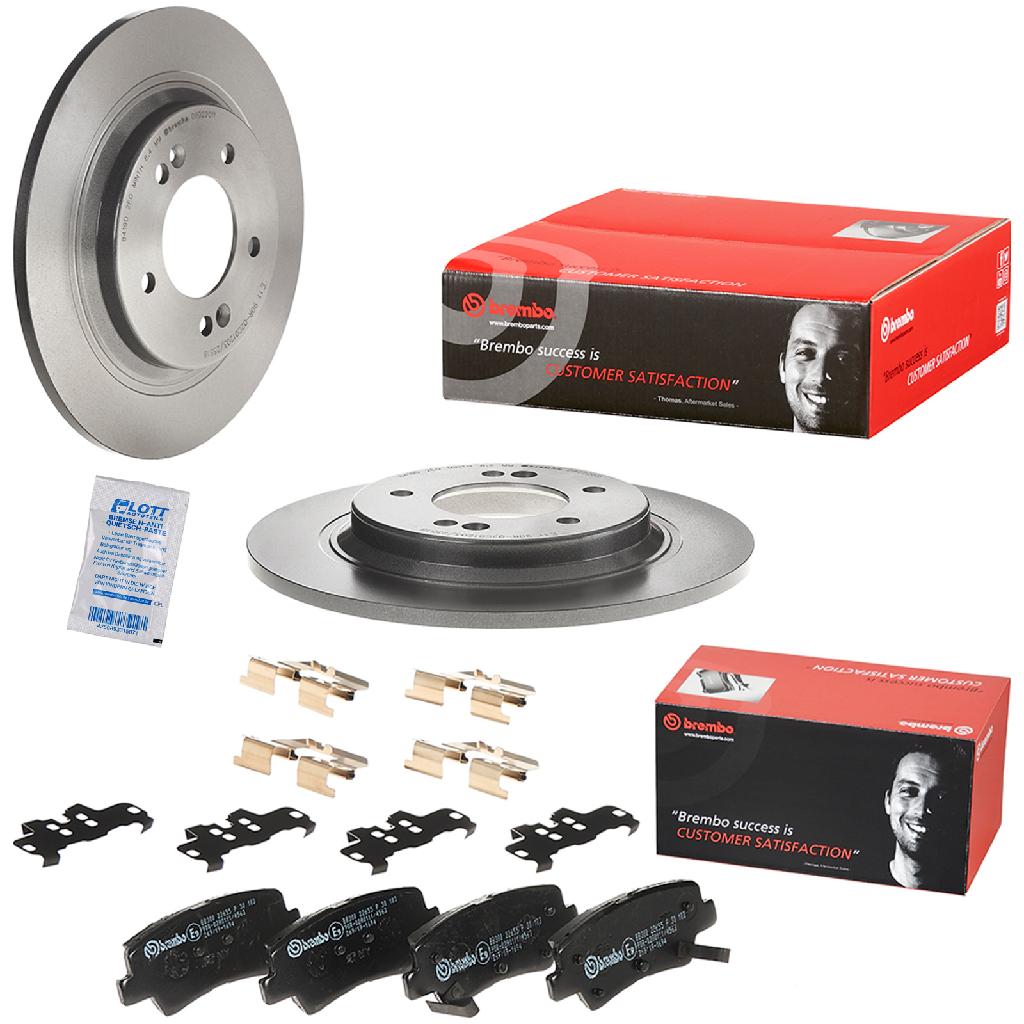 BREMBO Bremsscheibe 08.D220.11 + Bremsbelagsatz, Scheibenbremse P 30 103