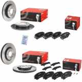 BREMBO Bremsscheibe 09.C545.11 + Bremsbelagsatz, Scheibenbremse P 56 100 + Bremsscheibe 08.C546.11 + Bremsbelagsatz, Scheibenbremse P 56 098