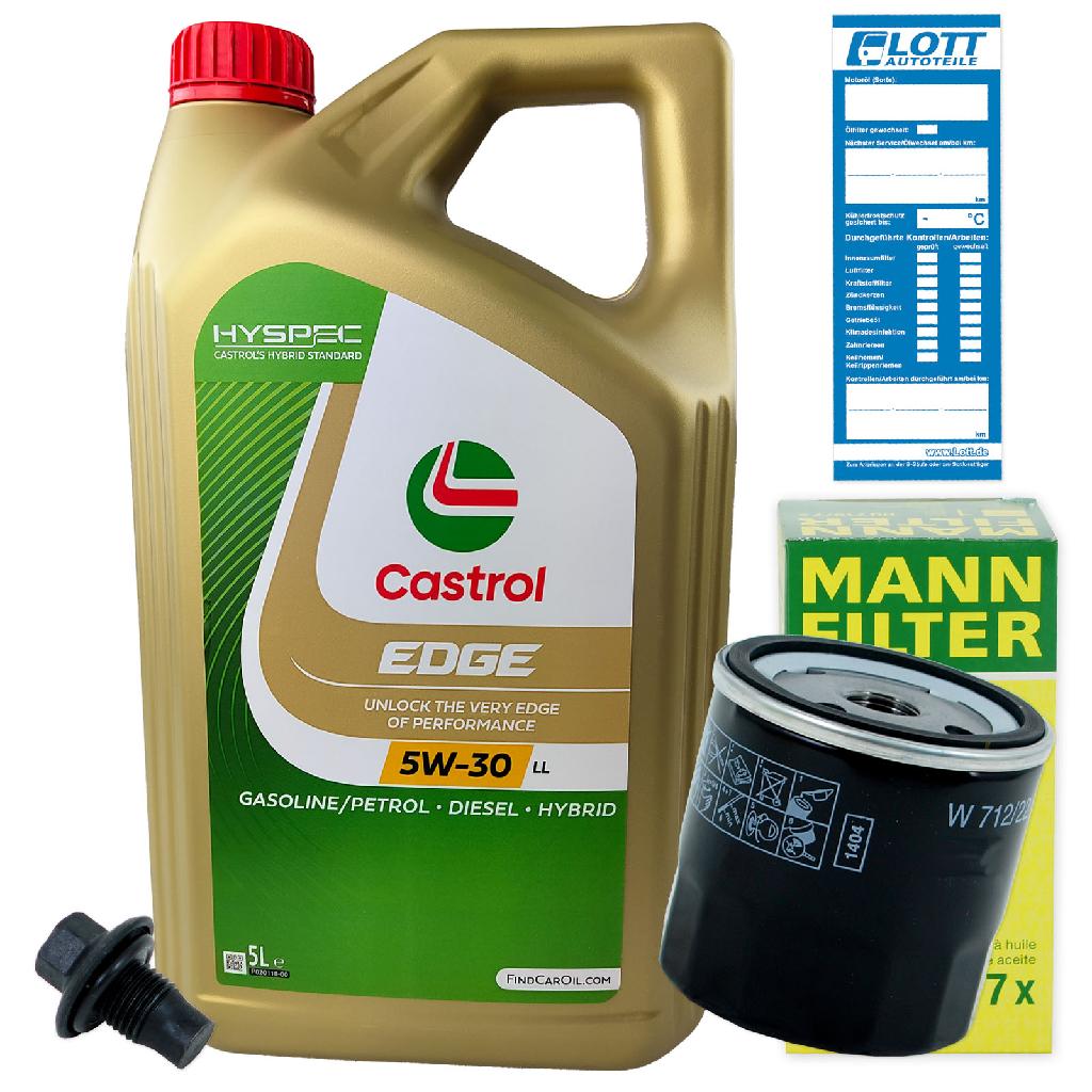 MAPCO Verschlussschraube, Ölwanne 95947 CASTROL Motoröl 15669E MANN-FILTER Ölfilter W 610/9