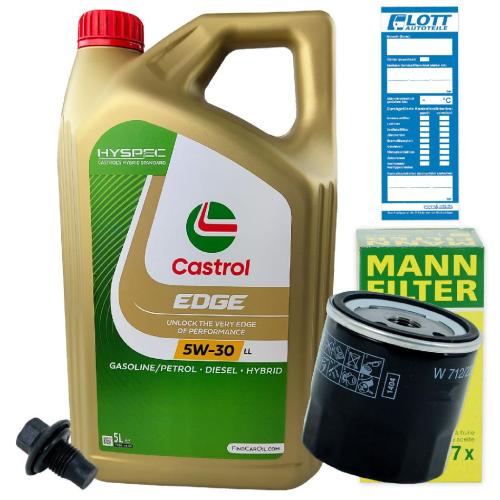 MAPCO Verschlussschraube, Ölwanne 95947 CASTROL Motoröl 15669E MANN-FILTER Ölfilter W 610/9 Bild MAPCO Verschlussschraube, Ölwanne 95947 CASTROL Motoröl 15669E MANN-FILTER Ölfilter W 610/9
