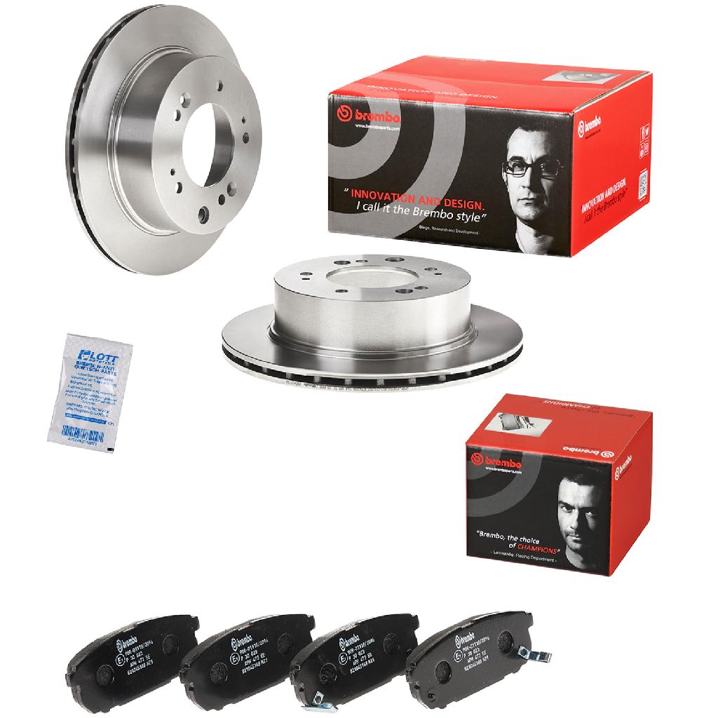 BREMBO Bremsbelagsatz, Scheibenbremse P 30 023 + Bremsscheibe 09.B409.10