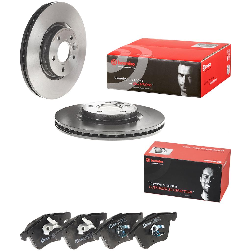 BREMBO Bremsscheibe 09.C138.11 + Bremsbelagsatz, Scheibenbremse P 24 057
