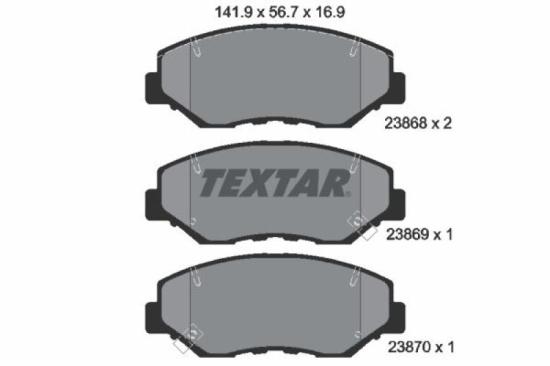 TEXTAR Bremsscheibe 92128400 + Bremsbelagsatz, Scheibenbremse 2386801 Bild TEXTAR Bremsscheibe 92128400 + Bremsbelagsatz, Scheibenbremse 2386801