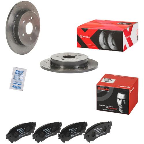 BREMBO Bremsscheibe 08.D418.1X + Bremsbelagsatz, Scheibenbremse P 83 166 Bild BREMBO Bremsscheibe 08.D418.1X + Bremsbelagsatz, Scheibenbremse P 83 166