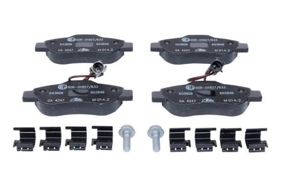 ATE Bremsscheibe 24.0120-0184.1 + Bremsbelagsatz, Scheibenbremse 13.0460-3846.2 Bild ATE Bremsscheibe 24.0120-0184.1 + Bremsbelagsatz, Scheibenbremse 13.0460-3846.2