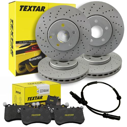 TEXTAR Bremsscheibe 92286903 + Warnkontakt, Bremsbelagverschleiß 98048700 + Bremsbelagsatz, Scheibenbremse 2486901 + Bremsbelagsatz, Scheibenbremse 2484805 + Bremsscheibe 92262105 Bild TEXTAR Bremsscheibe 92286903 + Warnkontakt, Bremsbelagverschleiß 98048700 + Bremsbelagsatz, Scheibenbremse 2486901 + Bremsbelagsatz, Scheibenbremse 2484805 + Bremsscheibe 92262105