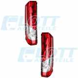 JOHNS Heckleuchte 40 45 87-1 + Heckleuchte 40 45 88-1