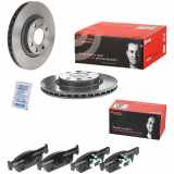 BREMBO Bremsbelagsatz, Scheibenbremse P 68 059 + Bremsscheibe 09.C285.11