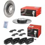 BREMBO Bremsbelagsatz, Scheibenbremse P 49 044 + Bremsscheibe 08.D226.11
