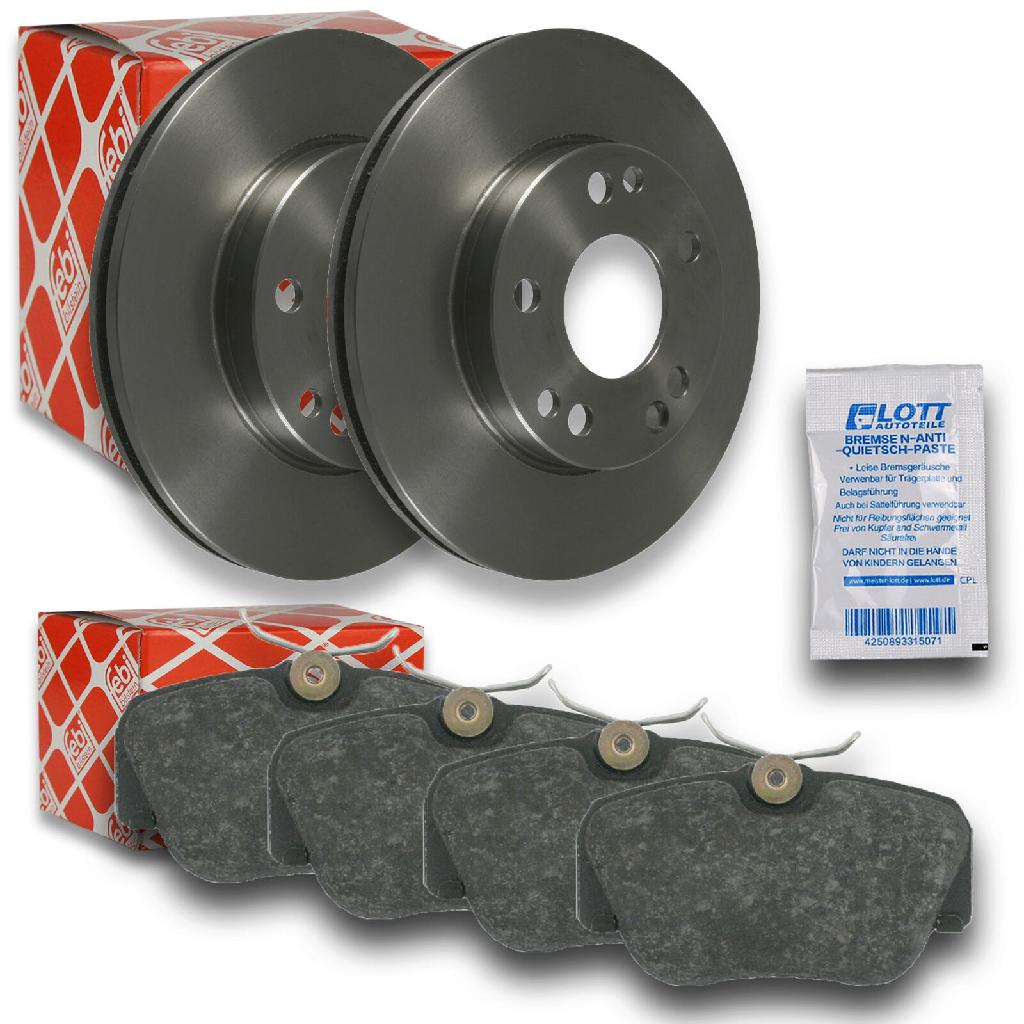 FEBI BILSTEIN Bremsscheibe 09464 + Bremsbelagsatz, Scheibenbremse 16061