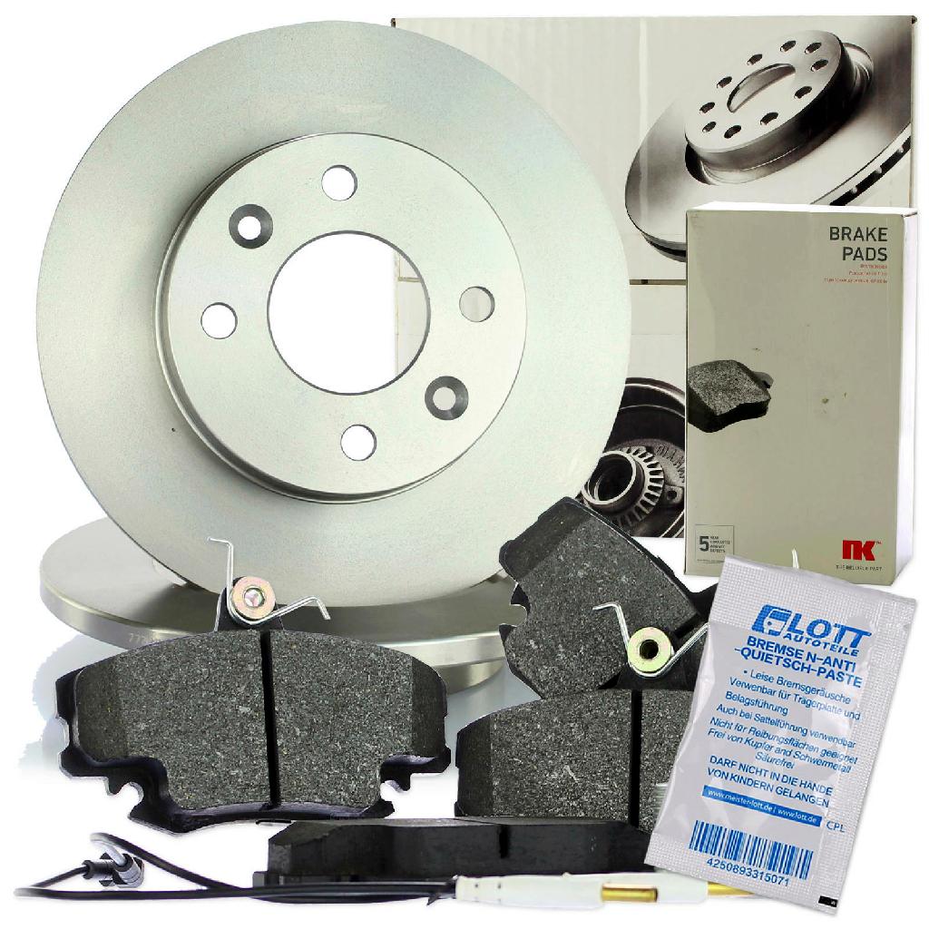 NK Bremsscheibe 203908 + Bremsbelagsatz, Scheibenbremse 229957