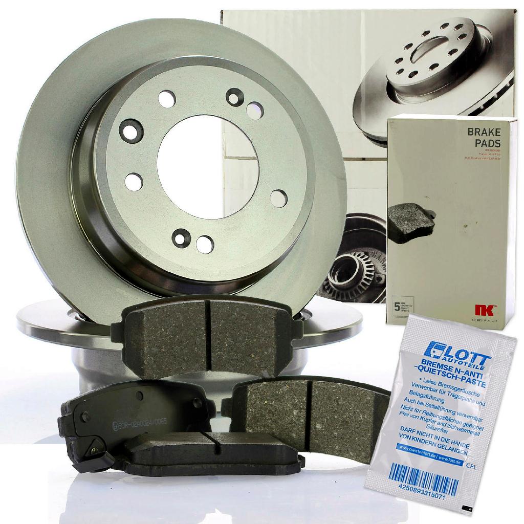 NK Bremsscheibe 203527 + Bremsbelagsatz, Scheibenbremse 223521