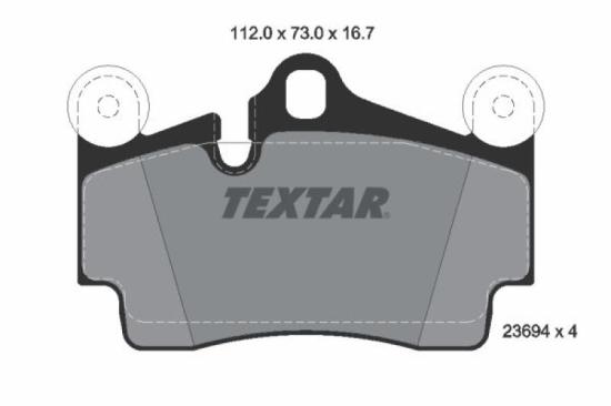 TEXTAR Warnkontakt, Bremsbelagverschleiß 98031000 + Bremsscheibe 92151403 + Bremsbelagsatz, Scheibenbremse 2369402 Bild TEXTAR Warnkontakt, Bremsbelagverschleiß 98031000 + Bremsscheibe 92151403 + Bremsbelagsatz, Scheibenbremse 2369402