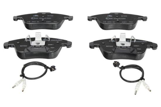 ATE Bremsscheibe 24.0128-0216.1 + Bremsbelagsatz, Scheibenbremse 13.0460-7252.2 Bild ATE Bremsscheibe 24.0128-0216.1 + Bremsbelagsatz, Scheibenbremse 13.0460-7252.2