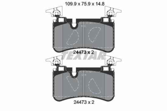 TEXTAR Warnkontakt, Bremsbelagverschleiß 98036400 + Bremsscheibe 92151605 + Bremsbelagsatz, Scheibenbremse 2447301 Bild TEXTAR Warnkontakt, Bremsbelagverschleiß 98036400 + Bremsscheibe 92151605 + Bremsbelagsatz, Scheibenbremse 2447301