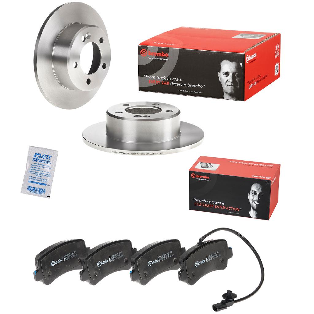 BREMBO Bremsscheibe 08.A651.10 + Bremsbelagsatz, Scheibenbremse P 68 063