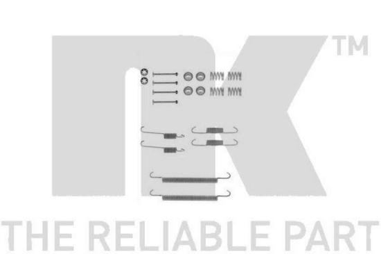 NK Radbremszylinder 801510 + Bremsbackensatz 2715544 + Zubehörsatz, Bremsbacken 7915707 Bild NK Radbremszylinder 801510 + Bremsbackensatz 2715544 + Zubehörsatz, Bremsbacken 7915707