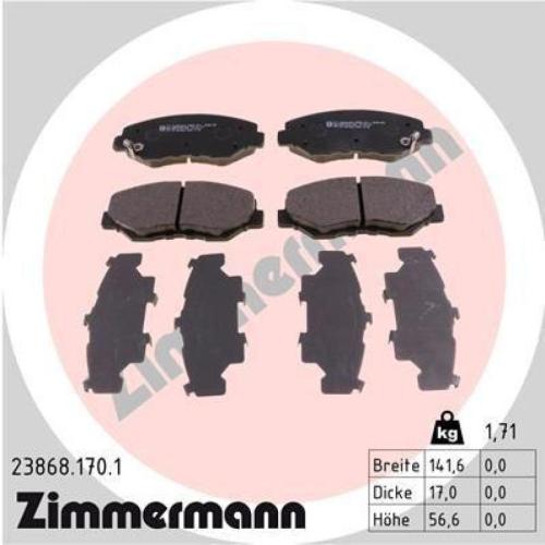 ZIMMERMANN Bremsscheibe 280.3184.20 + Bremsbelagsatz, Scheibenbremse 23868.170.1 Bild ZIMMERMANN Bremsscheibe 280.3184.20 + Bremsbelagsatz, Scheibenbremse 23868.170.1