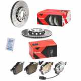 BREMBO Bremsscheibe 09.5745.2X + Bremsbelagsatz, Scheibenbremse P 85 037X
