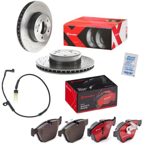 BREMBO Bremsbelagsatz, Scheibenbremse P 06 054X + Warnkontakt, Bremsbelagverschleiß A 00 228 + Bremsscheibe 09.9172.1X Bild BREMBO Bremsbelagsatz, Scheibenbremse P 06 054X + Warnkontakt, Bremsbelagverschleiß A 00 228 + Bremsscheibe 09.9172.1X