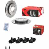 BREMBO Bremsbelagsatz, Scheibenbremse P 24 018 + Bremsscheibe 08.4931.2X