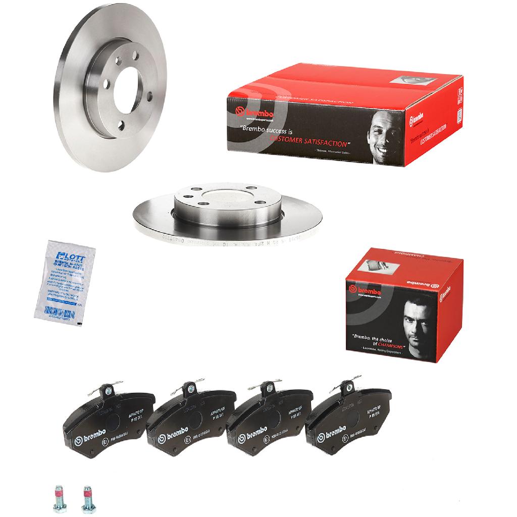 BREMBO Bremsscheibe 08.4177.10 + Bremsbelagsatz, Scheibenbremse P 85 011