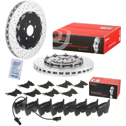 BREMBO Bremsscheibe 09.9477.23 + Bremsbelagsatz, Scheibenbremse P 85 132 Bild BREMBO Bremsscheibe 09.9477.23 + Bremsbelagsatz, Scheibenbremse P 85 132
